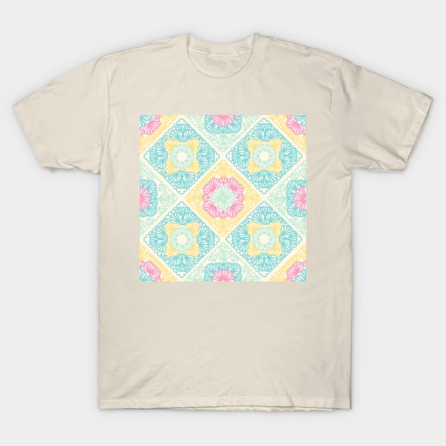 Colorful granny squares T-Shirt by marufemia